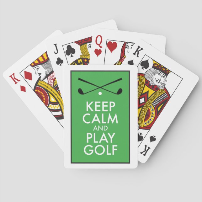 Cartes de jeu de golf (dos)