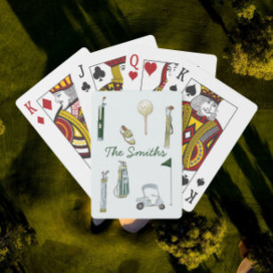 Cartes De Jeu De Golf