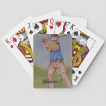 CARTES DE JEU DE GOLF SWING