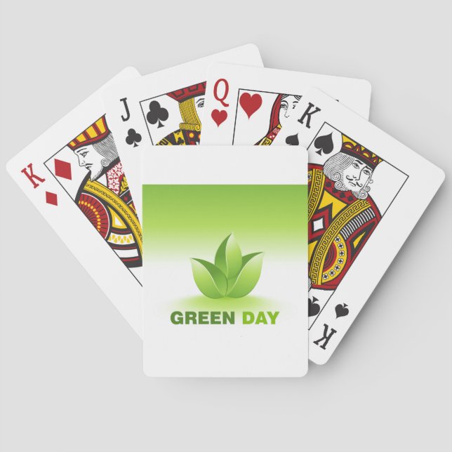 Cartes de jeu de Green Day (dos)