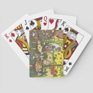 Cartes de jeu de jardin de papillon