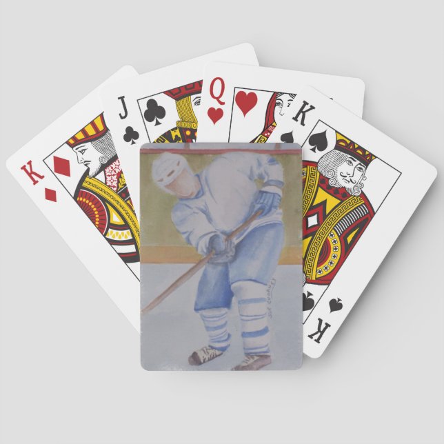 CARTES DE JEU DE JOUEUR DE HOCKEY (dos)