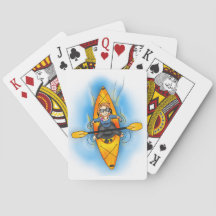 Cartes de jeu de kayak de Khat
