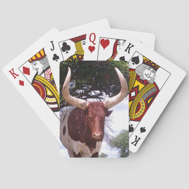 Cartes de jeu de Longhorn (dos)