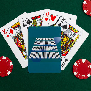 Cartes de jeu de musique de touches de piano