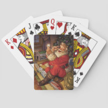 cartes de jeu de Noël