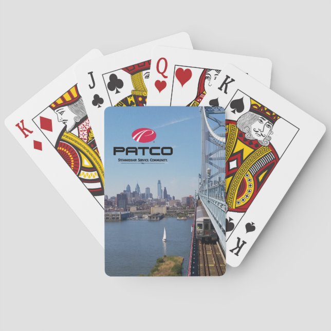 Cartes de jeu de PATCO (dos)