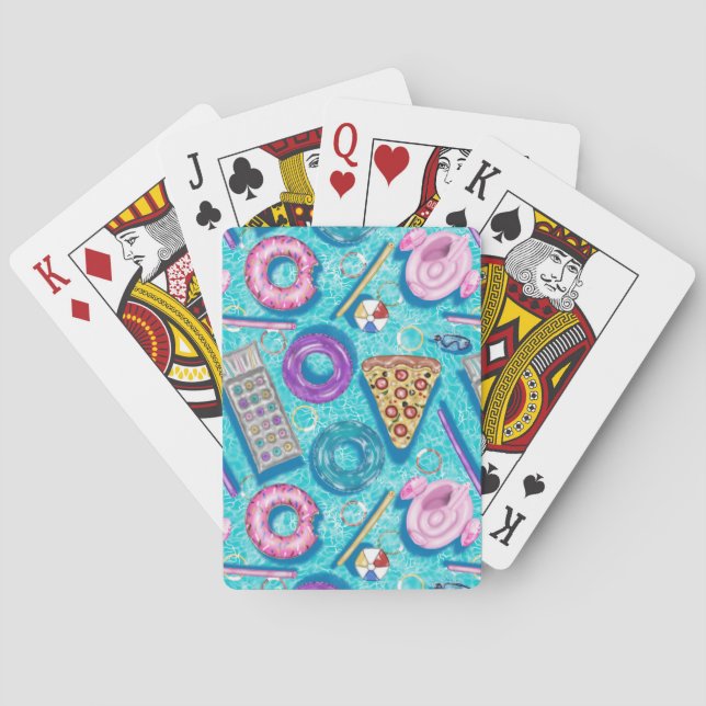Cartes De Jeu De Piscine (dos)