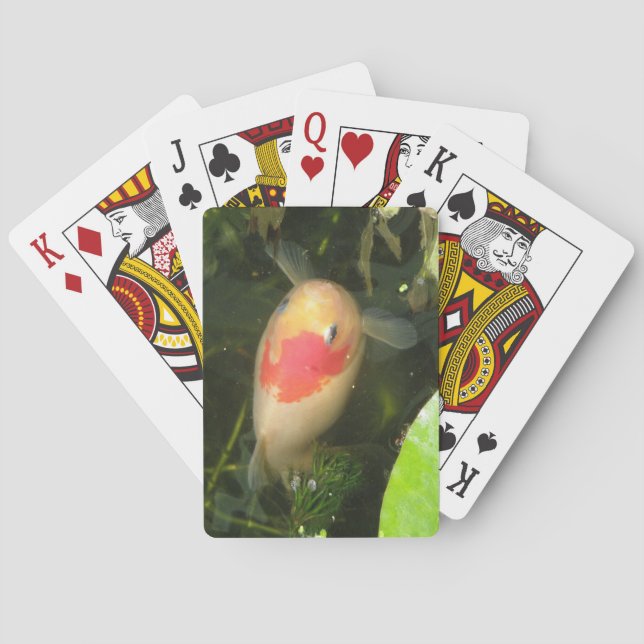 Cartes de jeu de poisson rouge (dos)