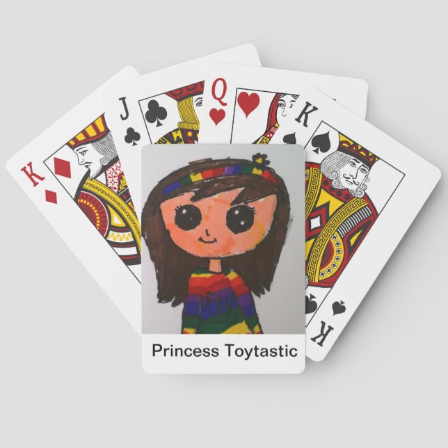 Cartes de jeu de princesse Toytastic (dos)