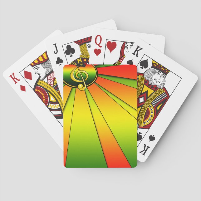 Cartes de jeu de Rasta (dos)