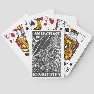 cartes de jeu de révolution d'anarchiste