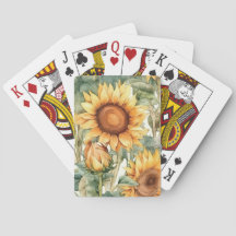 Cartes De Jeu De Tournesol