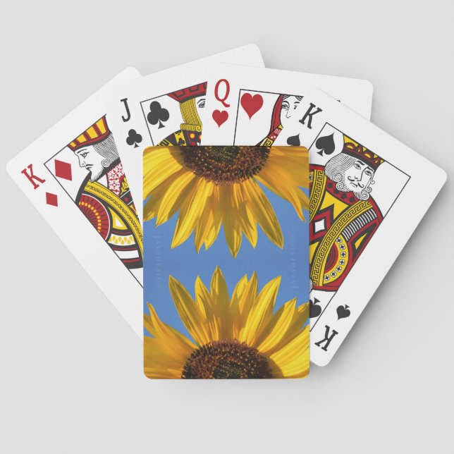 Cartes De Jeu De Tournesol (dos)