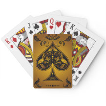Cartes de Jeu de Vélos - As de Zazzle
