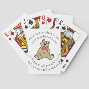 Cartes de jeu de visage de tisonnier
