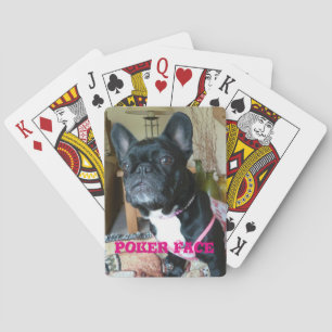 Cartes de jeu de "visage de tisonnier" de