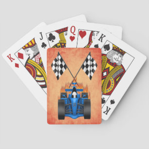 Cartes de jeu de voiture de course