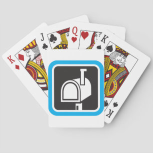 Cartes de jeu d'icône de boîte aux lettres