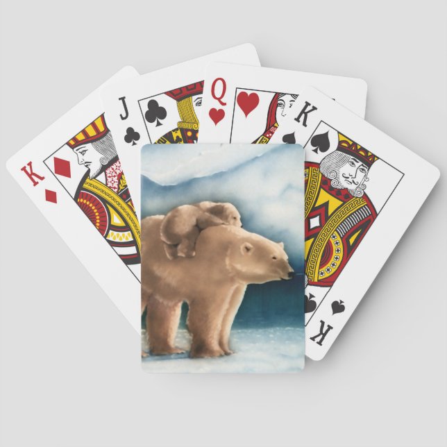 Cartes De Jeu D'Ours Polaires (dos)