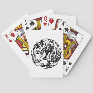Cartes de jeu Dragon Noir