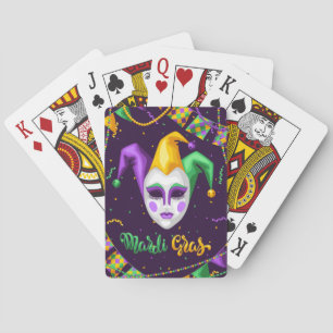 Cartes de jeu du Carnaval de Mardi Gras