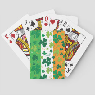 Cartes de jeu du jour de St Patrick