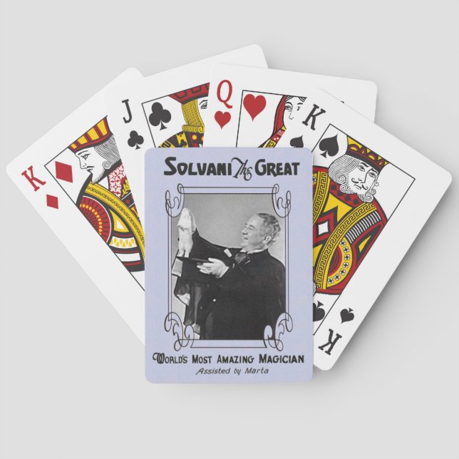 Cartes de jeu du magicien (dos)