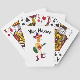 Cartes de jeu du Mexique de vivats