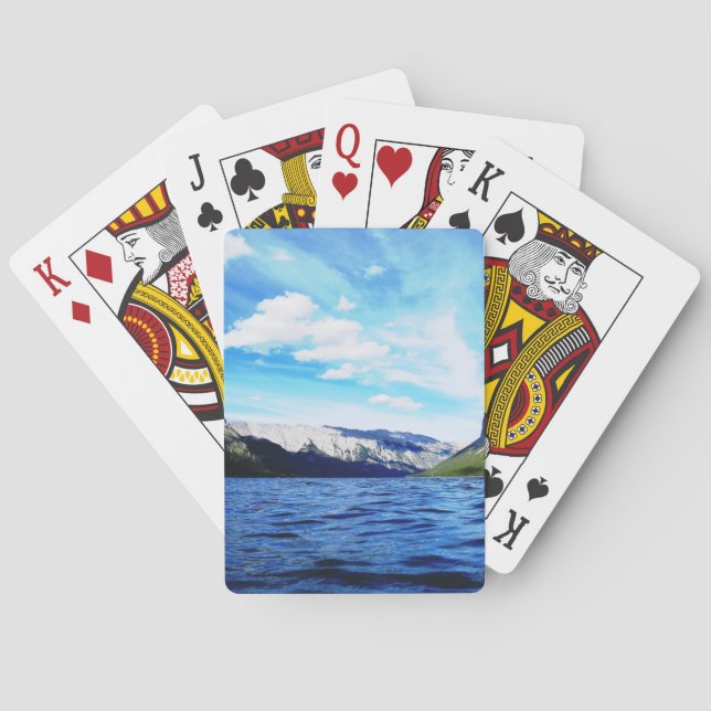 Cartes de jeu du paysage de Banff (dos)