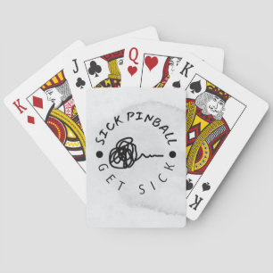 Cartes De Jeu En Pinball Malade