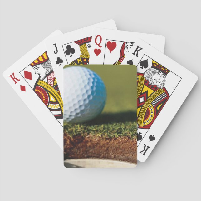 Cartes de jeu faites sur commande de boule de golf (dos)