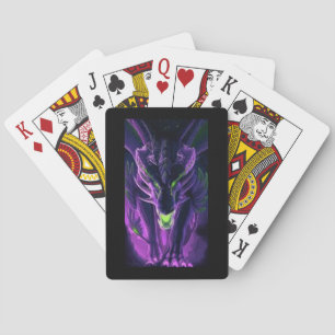cartes de jeu fraîches de dragon