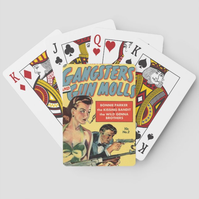 Cartes de jeu "Gangsters and Gun Molls" (dos)