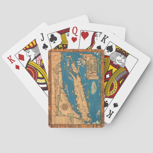 Cartes de jeu Long Island (dos)