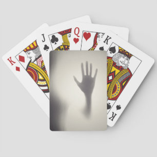 Cartes de jeu main éffrayante