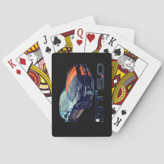Cartes de jeu Mustang Black et Orange