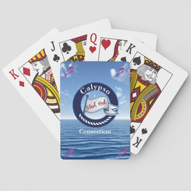 Cartes De Jeu Nautiques Personnalisées (dos)