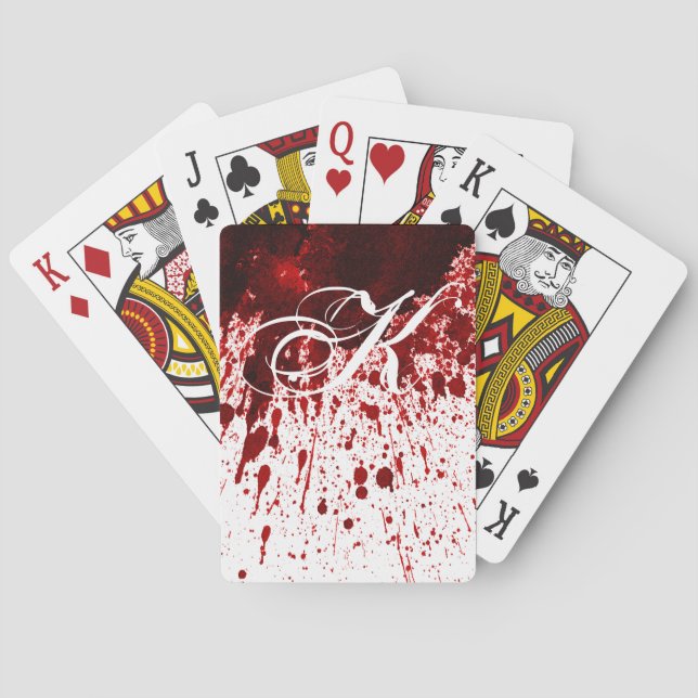 Cartes de jeu personnalisées Vampire Splatz (dos)