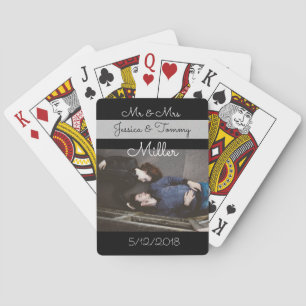 Cartes de jeu photo personnalisées Couple