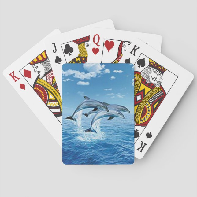 Cartes de jeu pour dauphins d'air (dos)