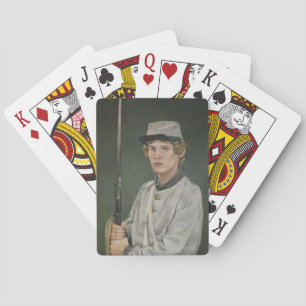 Cartes de jeu rebelles d'art de portrait de
