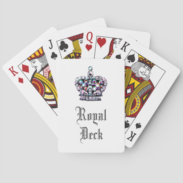 Cartes de jeu Royal Deck "Tiara" (dos)