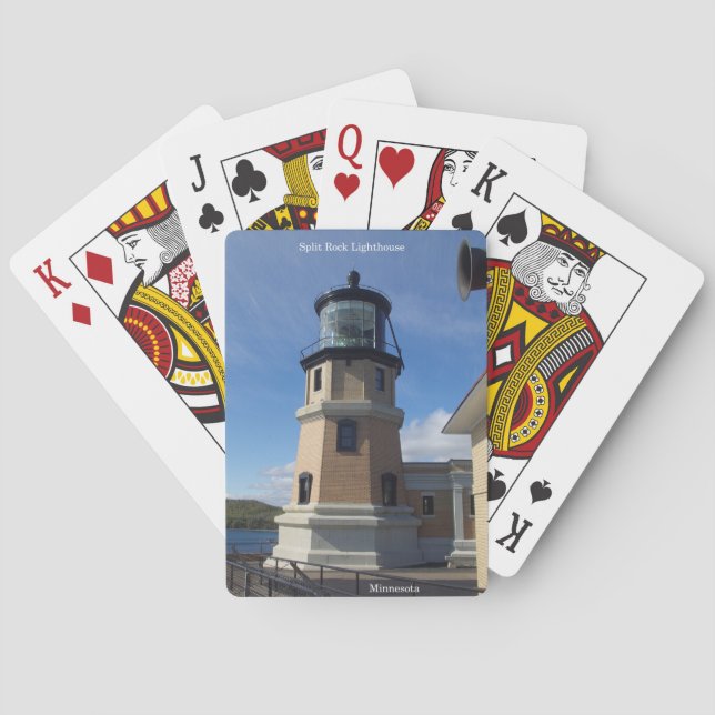 Cartes de jeu Split Rock Lighthouse (dos)