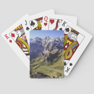 Cartes de jeu suisses d'Alpes