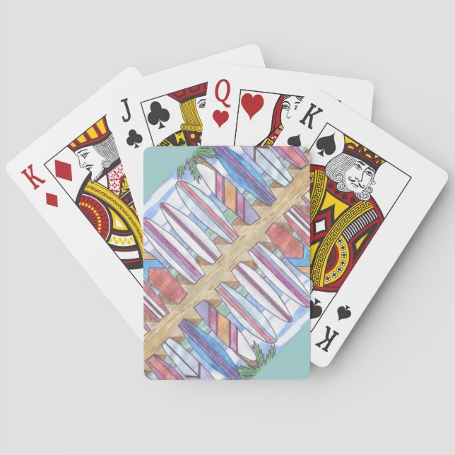 Cartes de jeu SURFBOARDS-3 (dos)