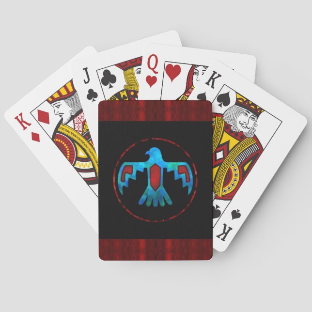 Cartes de jeu Thunderbird (dos)