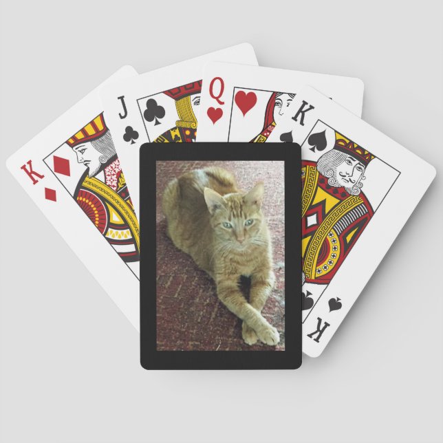 Cartes de jeu "Tigger" le chat (dos)