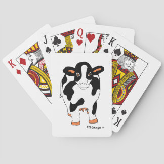 Cartes de jeu Vache Noire et Blanc