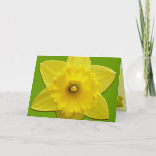 Cartes de jonquille personnalisées Cartes de fleur